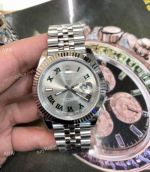 (EW) Swiss Fake Rolex Datejust II Wimbedon Silver Dial Jubilee Watches Eta 3255 Movement